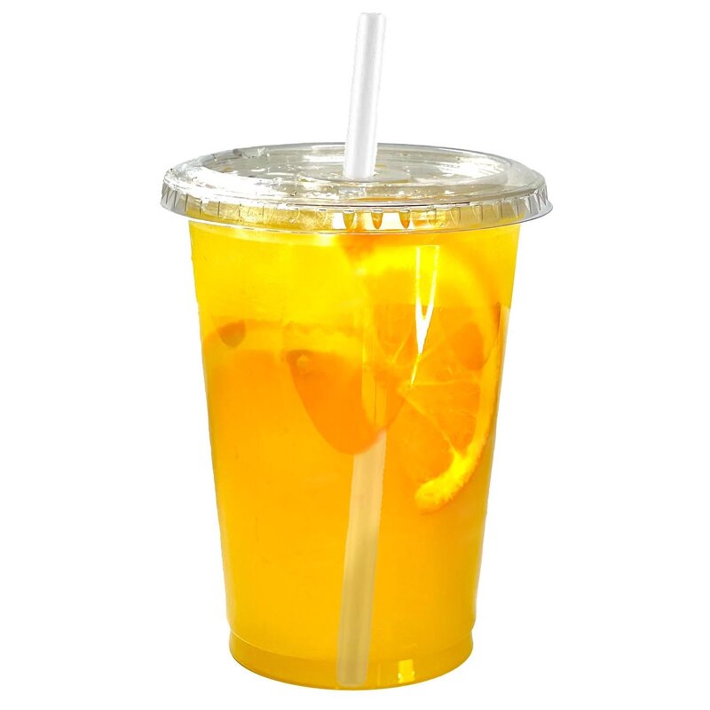 Plastic Cup Manufacturer - Factory Direct Food-grade Clear PET with Lid