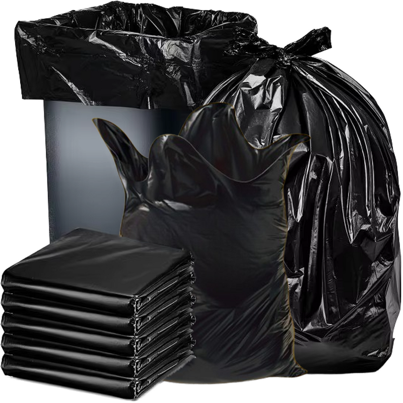 Trash Bag Manufacturer - OEM 55 Gallon Heavy Duty Square Bottom PE