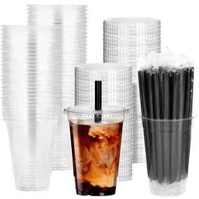 Plastic Cup Factory - Wholesale Disposable Coffee Cup with Clear Lids