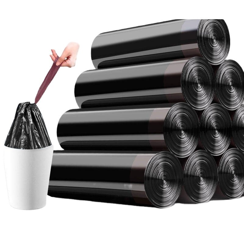 Trash Bags Manufacturer - Factory Direct Eco-Friendly PE Drawstring Kitchen