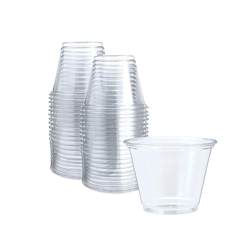 Plastic Cup Factory - OEM High Quality Food-grade Clear PET with Straw