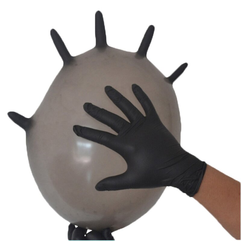 Tattoo Gloves Factory - OEM 5 Mil Powder-Free Black Nitrile Disposable
