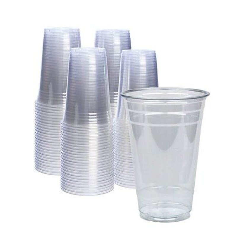 Plastic Cup Manufacturer - Factory Direct Food-grade Clear PET with Lid