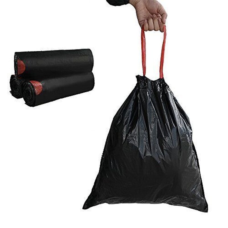 Trash Bags Manufacturer - Factory Direct Eco-Friendly PE Drawstring Kitchen