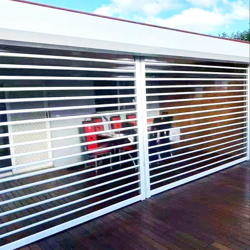 Transparent Roll up Door Manufacturer - OEM/ODM Electric Polycarbonate for Store Shopping Mall