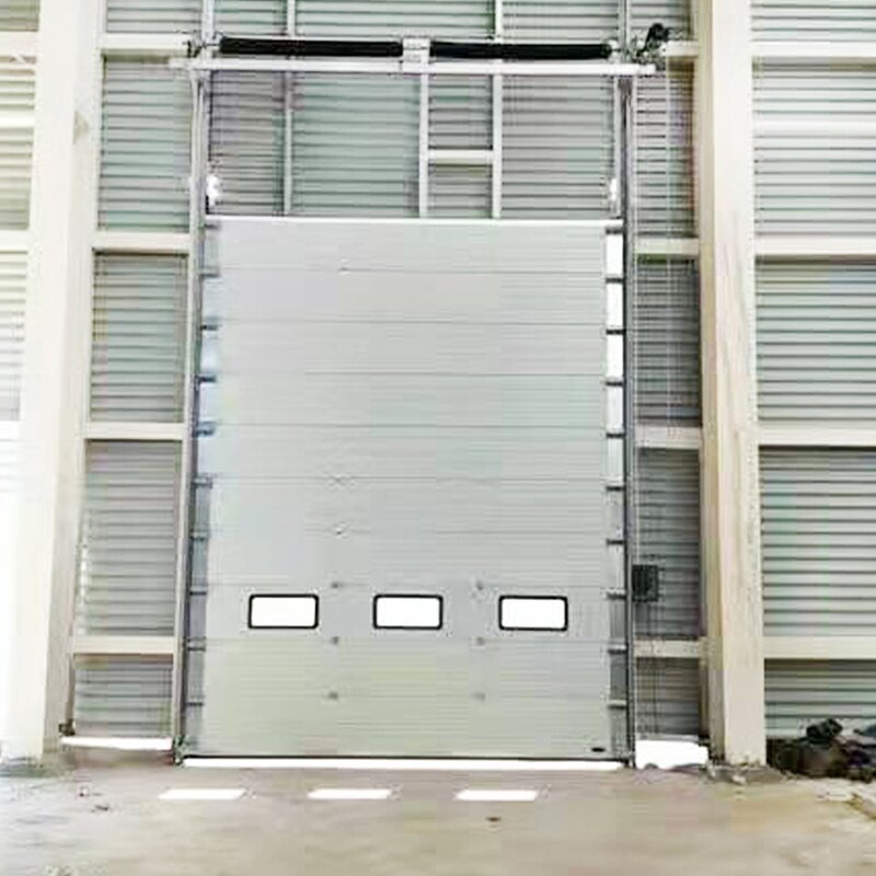 Steel Garage Door Factory - OEM/ODM Modern Design Residential Vertical Sliding Wholesale