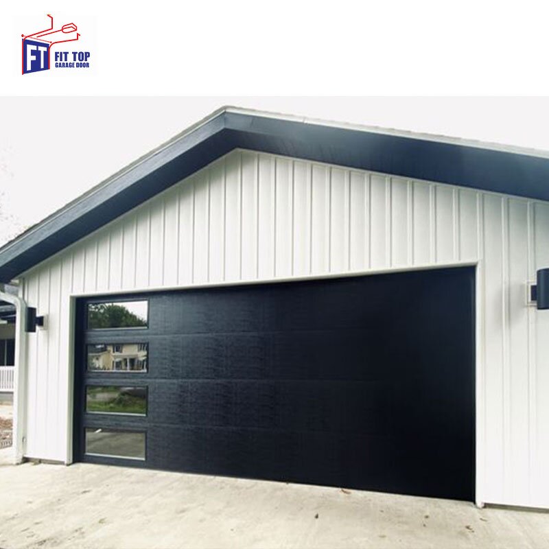 Steel Garage Door Factory - OEM/ODM Modern Double Anti-Theft Electric Automatic