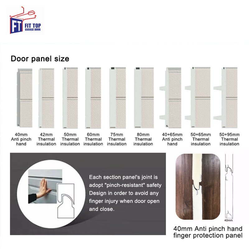 Aluminum Sectional Garage Door Manufacturer - OEM/ODM Automatic Insulated with Remote Control