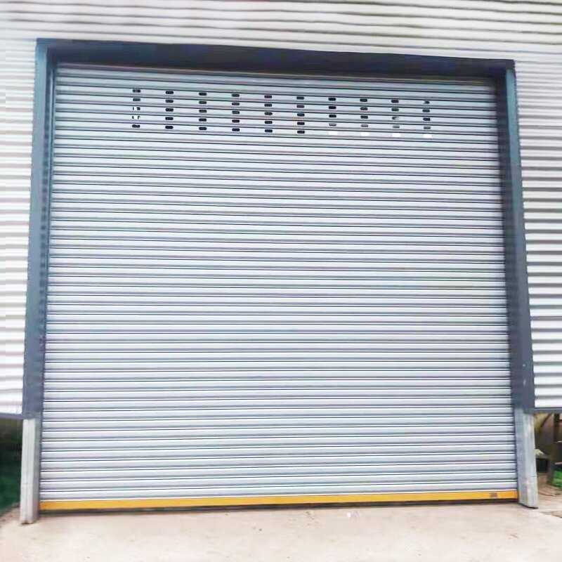Aluminum Roll up Door Factory - OEM/ODM Modern Design Garage Shutter Outdoor with Motor