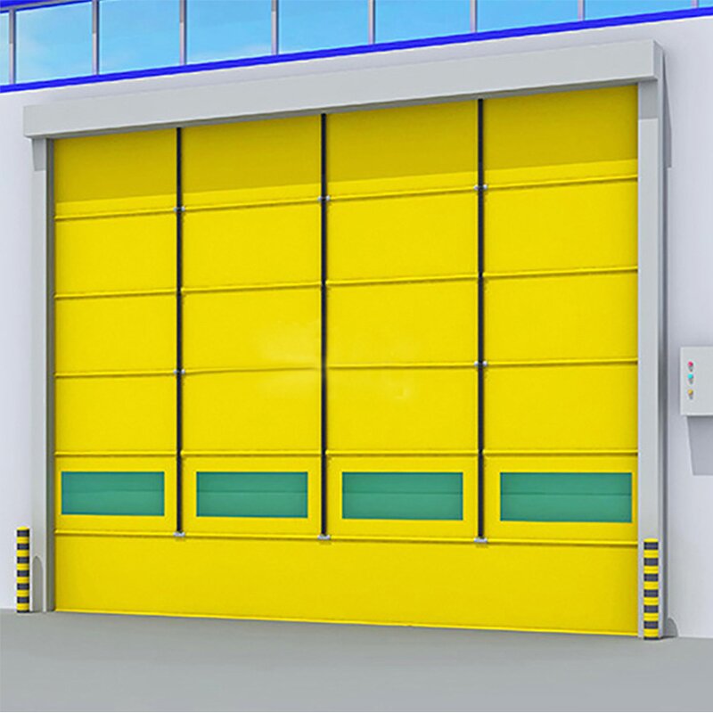 High-Speed PVC Door Factory - OEM/ODM Automatic Fireproof Anti-Pinch Stacking