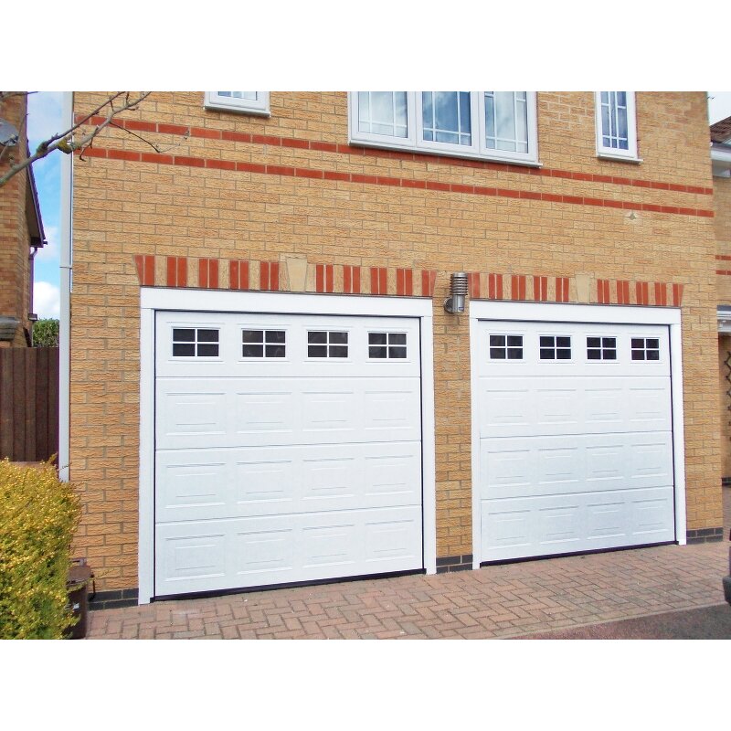 Steel Garage Door Factory - OEM/ODM Customizable 40mm Panel Modern Segmented Anti-theft