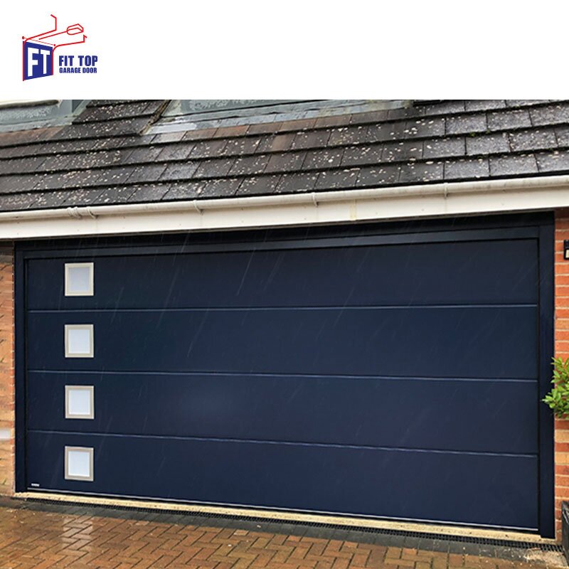 Steel Garage Door Factory - OEM/ODM Residential Overhead 9x7 Sectional for Villas Finished