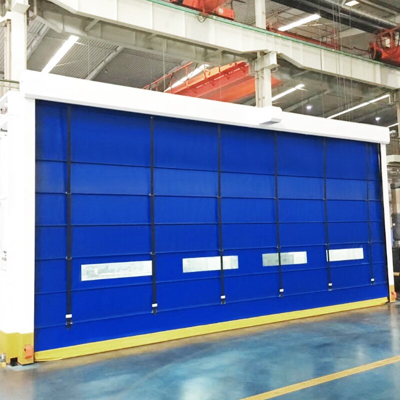 High-Speed PVC Door Factory - OEM/ODM Automatic Fireproof Anti-Pinch Stacking