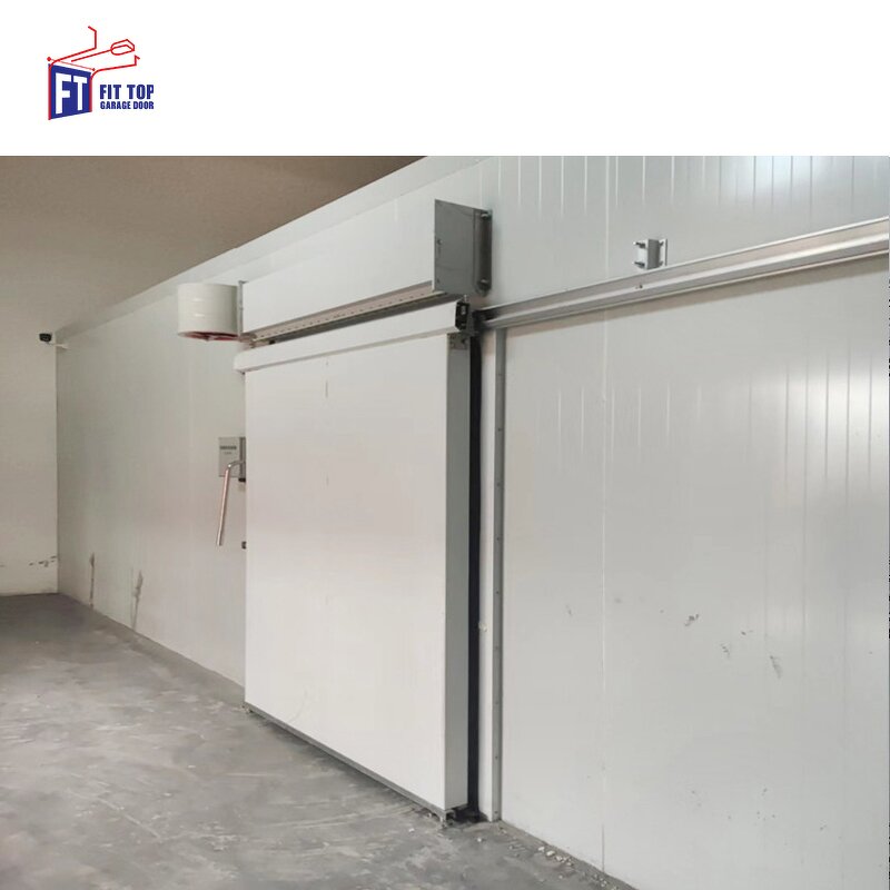 PU Sandwich Panel Door Manufacturer - OEM/ODM High Quality 100mm Manual Sliding Hinged for Cold