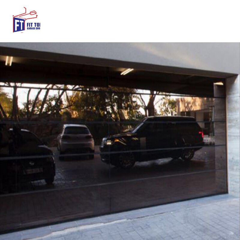Glass Garage Door Manufacturer - OEM/ODM Custom Frosted Glass Waterproof Modern Automatic