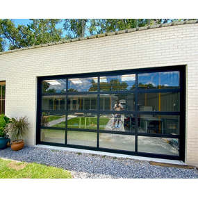 Steel Garage Door Manufacturer - OEM/ODM Customized Automatic Bifold Overhead with Aluminum