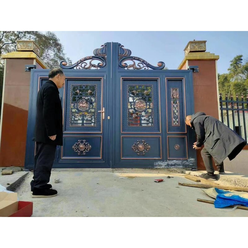 Aluminum Swing Gate Manufacturer - OEM/ODM Wholesale Customization Industrial Metal Pedestrian