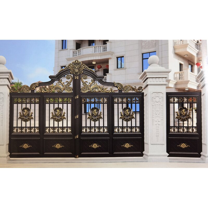 Automatic Swing Gate Factory - OEM/ODM Aluminum Auto Sliding Main House Bifold for Villa
