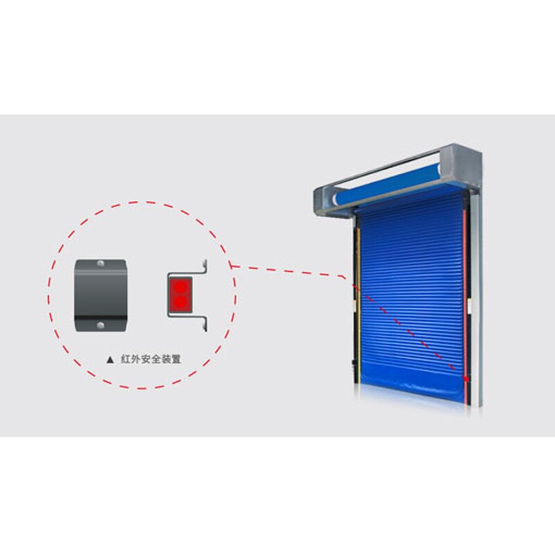 PVC Cold Storage Door Factory - OEM/ODM Soundproof Industrial High Speed Insulation for Workshop