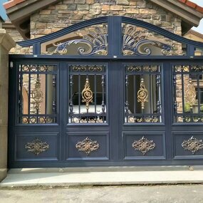 Aluminum Garden Gate Manufacturer - OEM/ODM Swing-Style with Automatic Opening for Villa