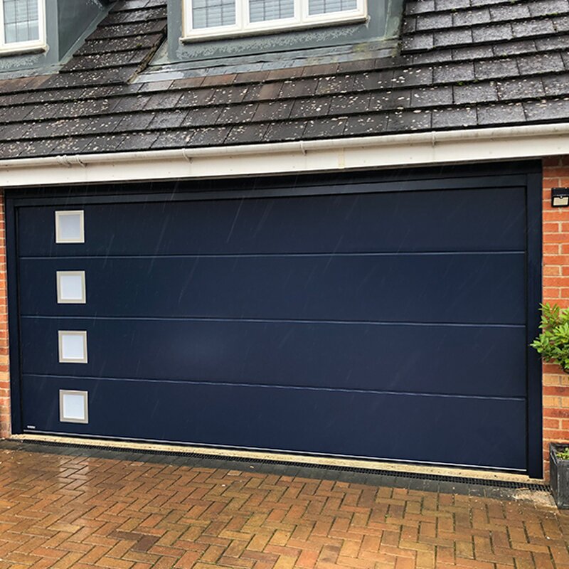 Steel Garage Door Manufacturer - OEM/ODM Customizable 40mm Panel Sectional Anti-Theft Rolling