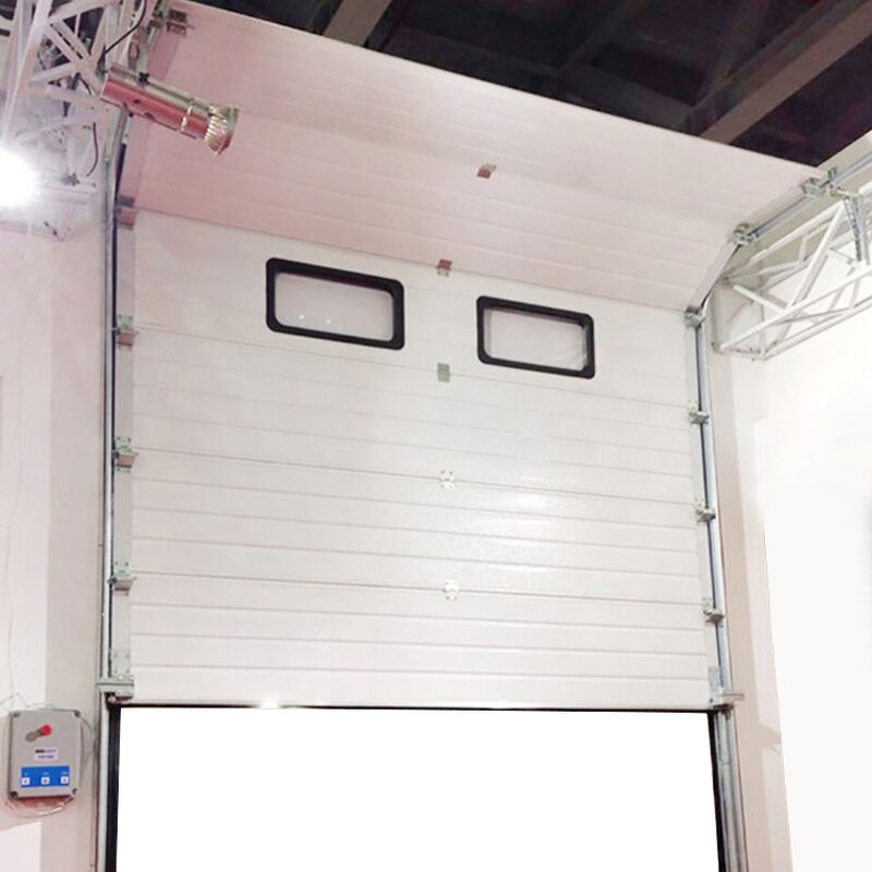 Steel Garage Door Factory - OEM/ODM Modern Design Residential Vertical Sliding Wholesale