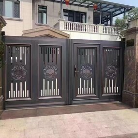 Villa Gate Factory - OEM/ODM Custom Size Swing Opening Electric Villa Gate