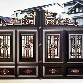 Automatic Swing Gate Factory - OEM/ODM Aluminum Auto Sliding Main House Bifold for Villa