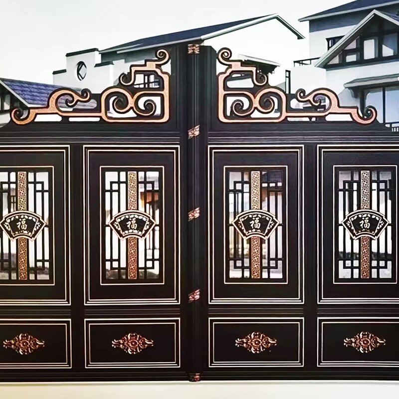 Automatic Swing Gate Factory - OEM/ODM Aluminum Auto Sliding Main House Bifold for Villa