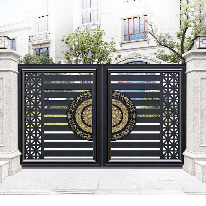 Retractable Sliding Gate Manufacturer - OEM/ODM Top-Selling Aluminium Automatic for Villas Garden