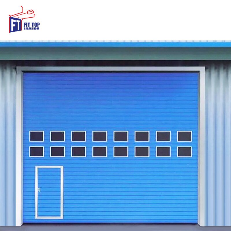 Windproof Garage Door Manufacturer - OEM/ODM Industrial Vertical Lift for Factory Use