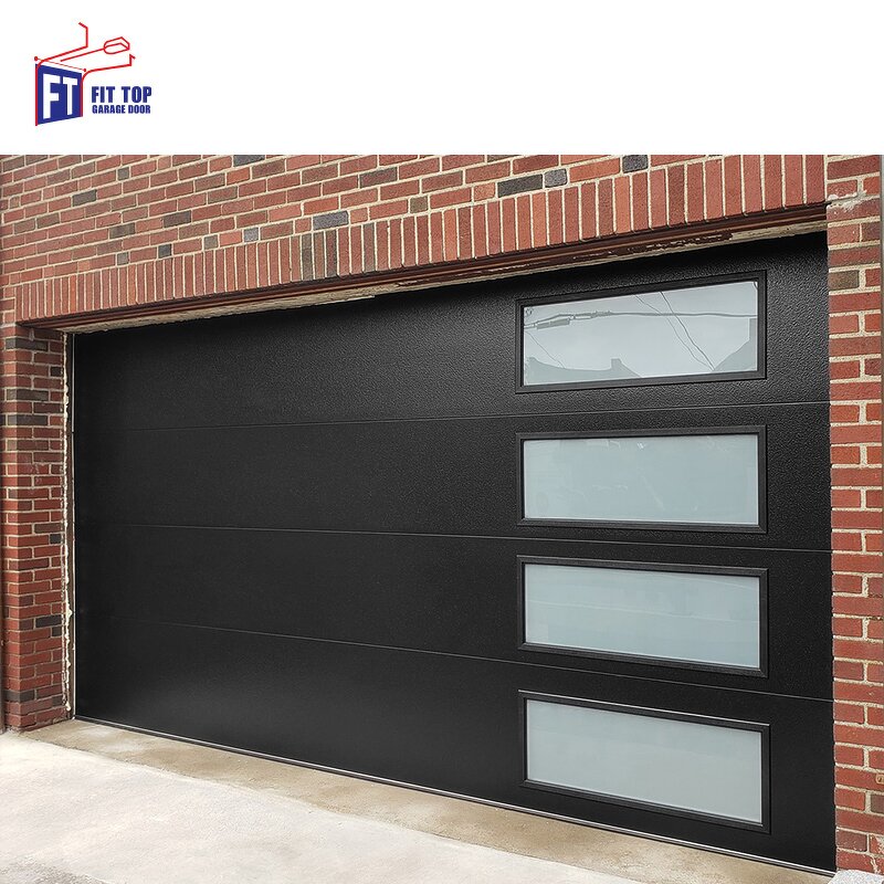 Steel Sectional Garage Door Factory - OEM/ODM Residential High Quality Automatic Windproof