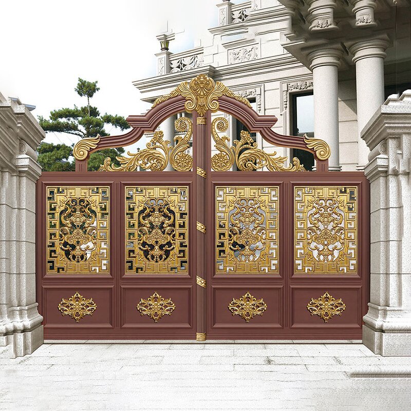 Retractable Sliding Gate Manufacturer - OEM/ODM Top-Selling Aluminium Automatic for Villas Garden