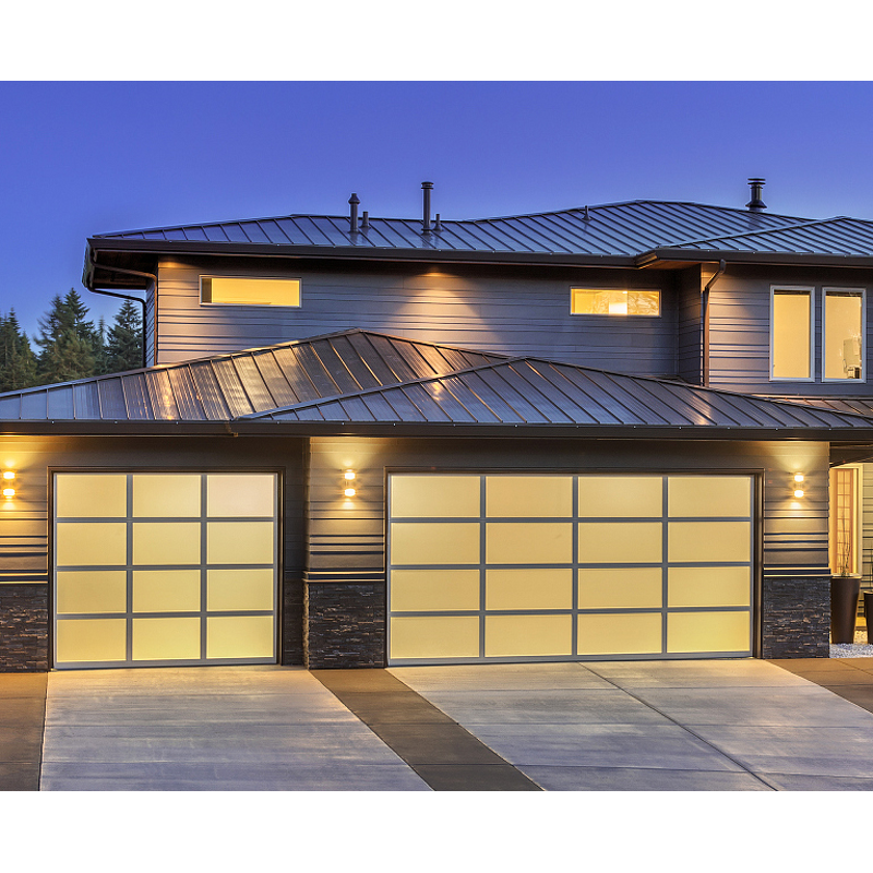 Steel Garage Door Manufacturer - OEM/ODM Customized Automatic Bifold Overhead with Aluminum