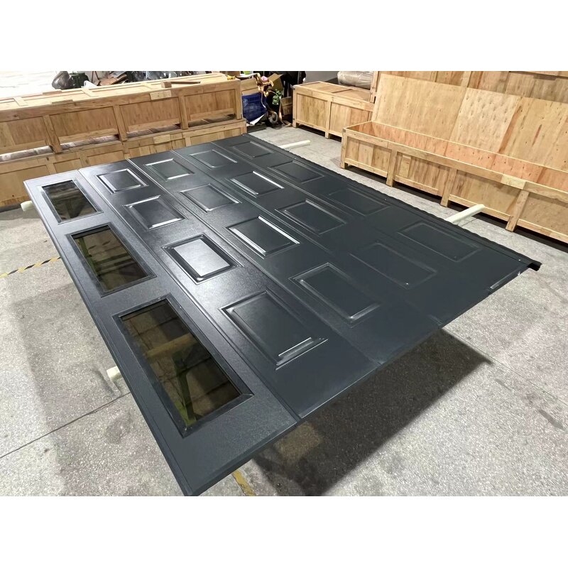 Steel Garage Door Manufacturer - OEM/ODM 2025 American Modern Insulated 9x7 Residential Overhead