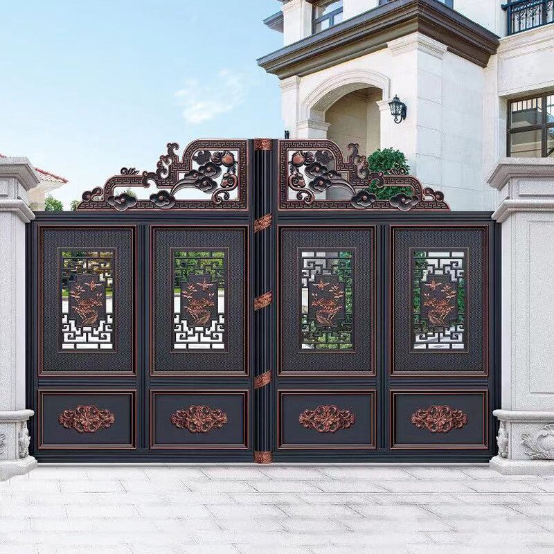 Retractable Sliding Gate Manufacturer - OEM/ODM Top-Selling Aluminium Automatic for Villas Garden