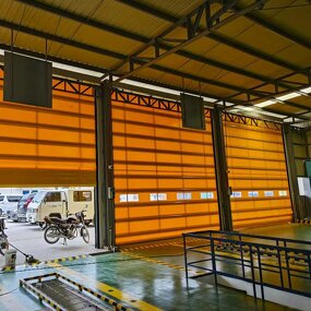 PVC Shutter Door Factory - OEM/ODM High-Speed Automatic Stack Doors for Warehouses