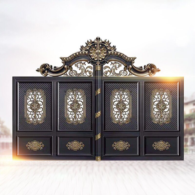 Retractable Sliding Gate Manufacturer - OEM/ODM Top-Selling Aluminium Automatic for Villas Garden