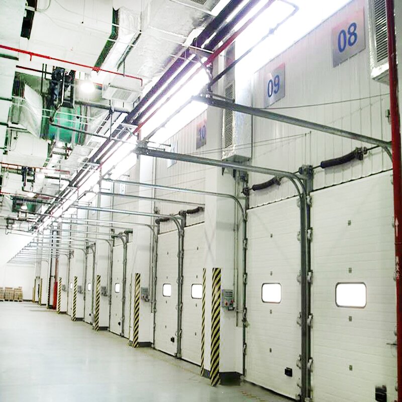 Steel Garage Door Factory - OEM/ODM Modern Designed Automatic Industrial Vertical Windproof