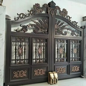 Entrance Courtyard Gate Factory - OEM/ODM Luxurious Villa Garden Gate Private Residence