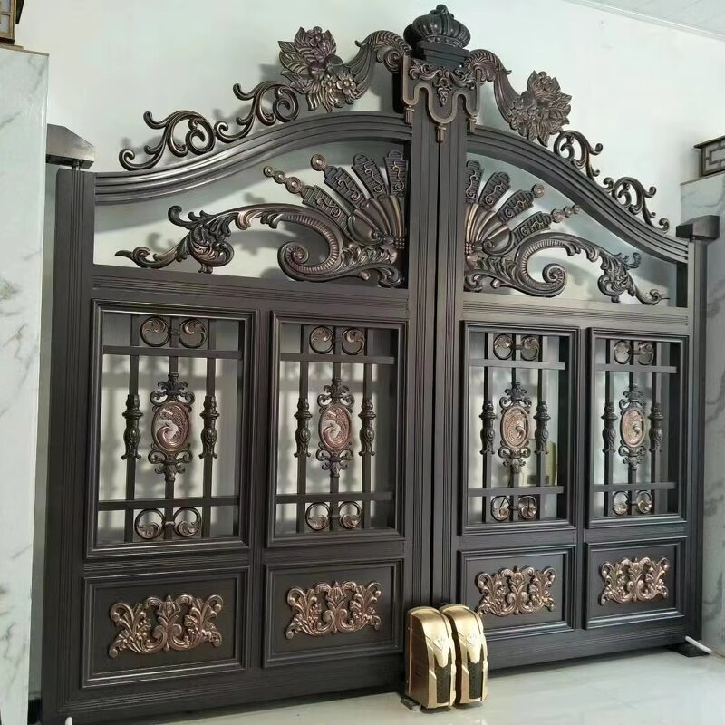 Entrance Courtyard Gate Factory - OEM/ODM Luxurious Villa Garden Gate Private Residence