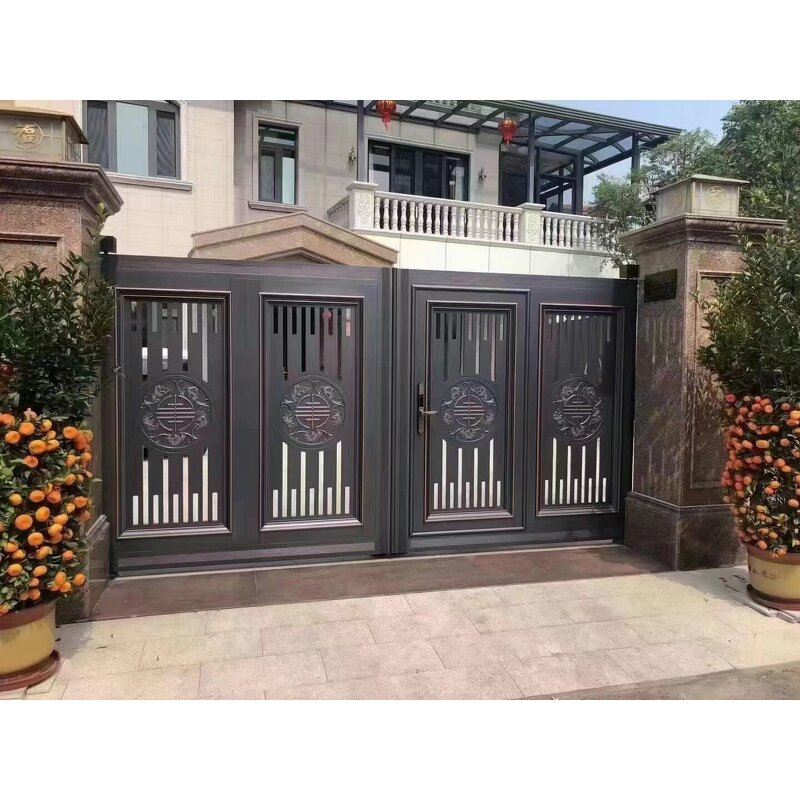 Metal Main Gate Manufacturer - OEM/ODM Luxury Fancy Gate for Villas Easily Assembled