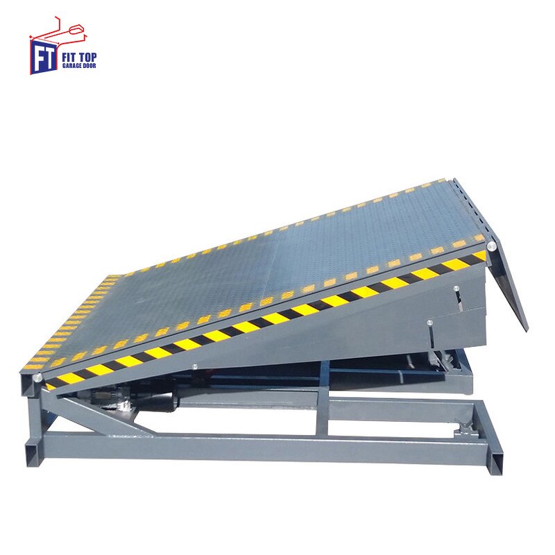 Dock Leveler Manufacturer - OEM/ODM Stationary Adjustable Hydraulic Yard Ramp with Truck