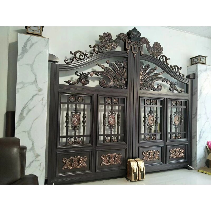 Aluminum Swing Gate Manufacturer - OEM/ODM Wholesale Customization Industrial Metal Pedestrian