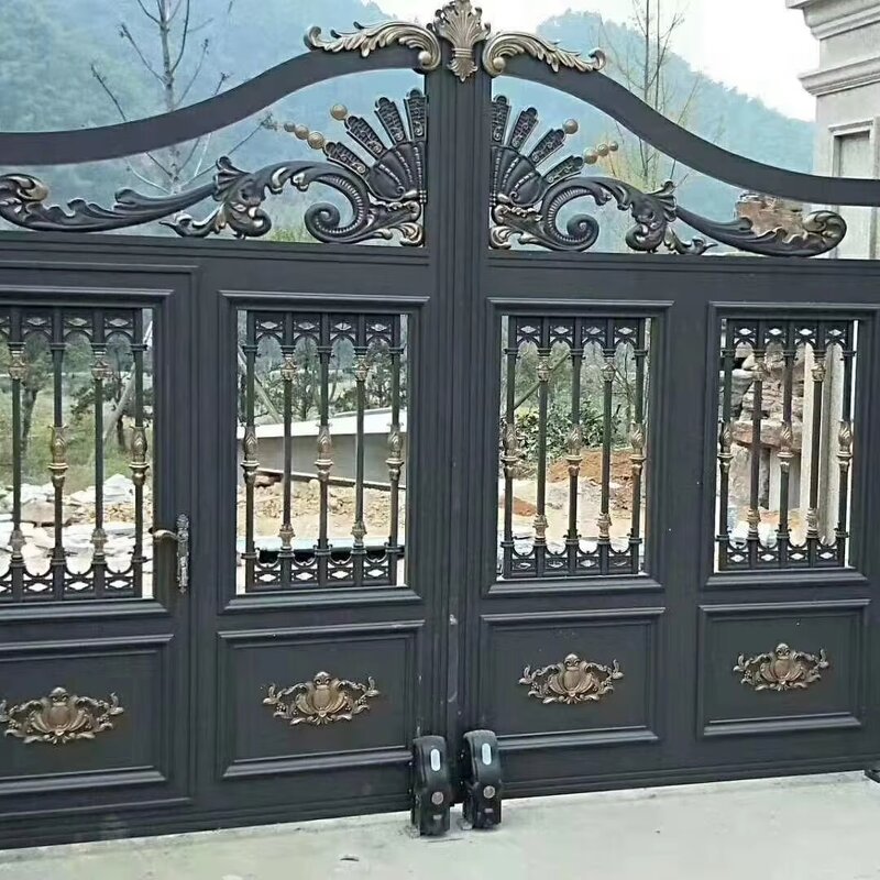 Metal Main Gate Manufacturer - OEM/ODM Luxury Fancy Gate for Villas Easily Assembled