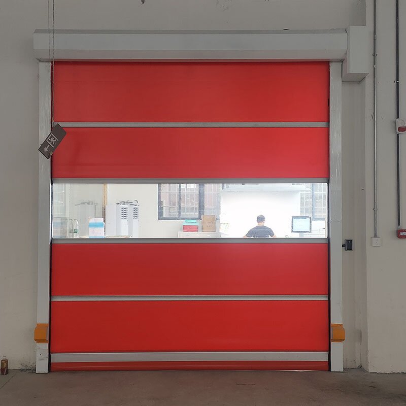 PVC Roll Shutter Door Factory - OEM/ODM Custom Industrial Automatic Rapid Speed