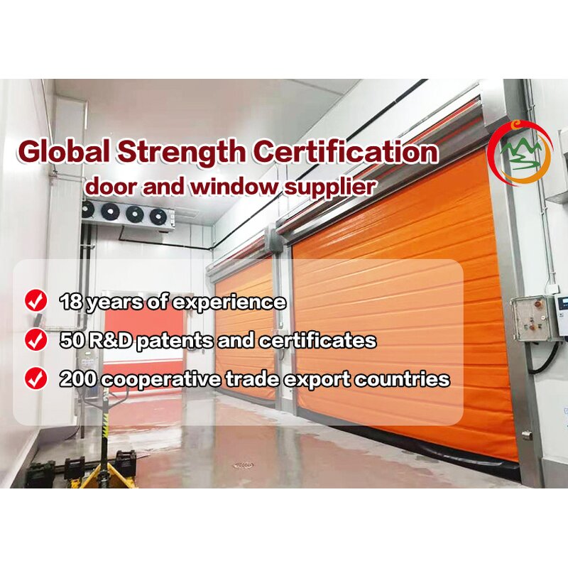 PVC Fast Door Factory - OEM/ODM Supermarket Frozen Storage High Speed Entry Roll-Up