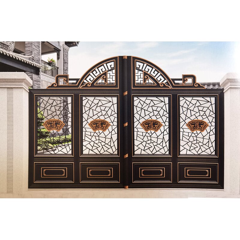 Automatic Swing Gate Factory - OEM/ODM Aluminum Auto Sliding Main House Bifold for Villa