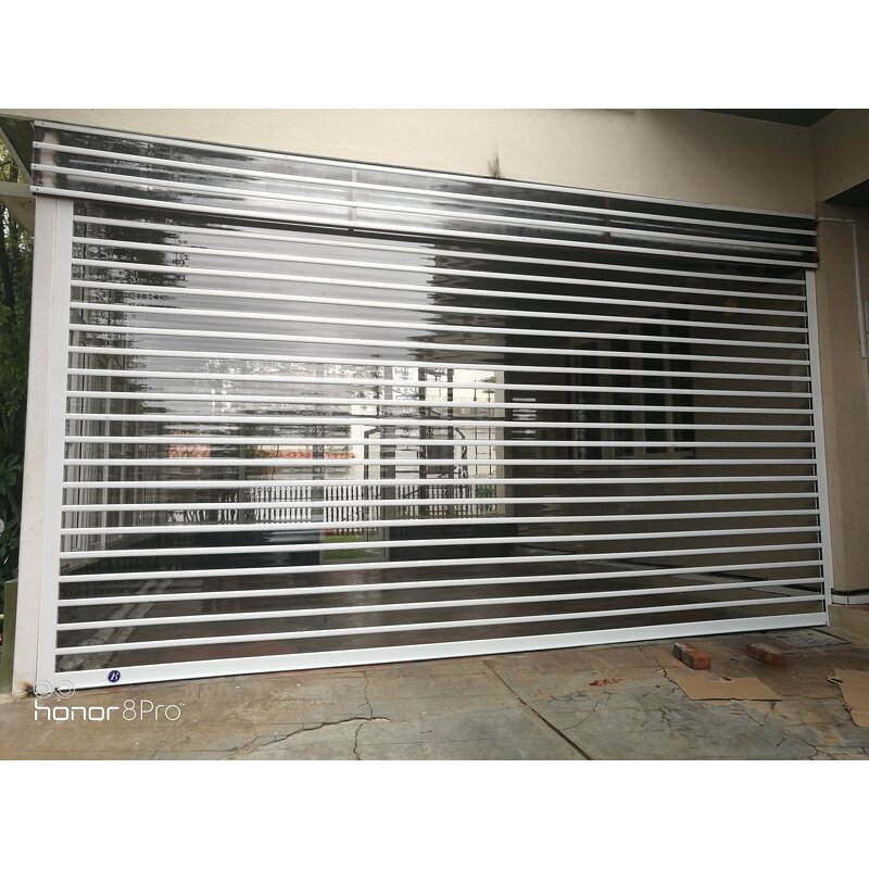 Polycarbonate Roller Shutter Factory - OEM/ODM Modern High Transparent Waterproof Entry Rolling