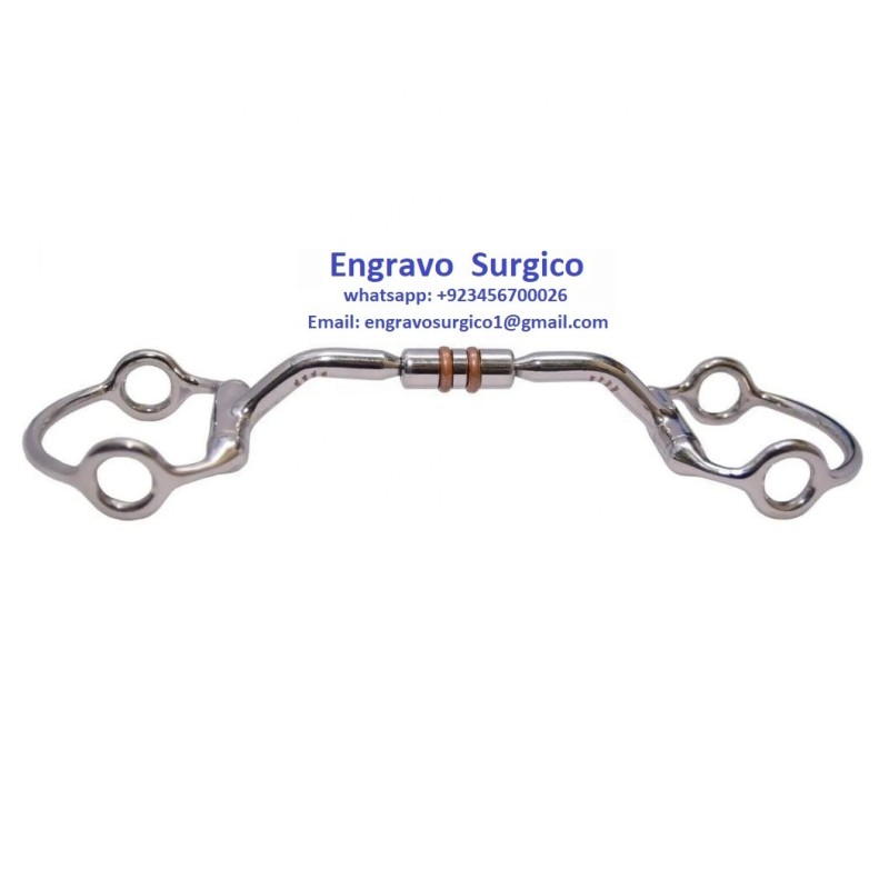 Horse Mouth Bit Factory - 3 Ring Single Joint Riding